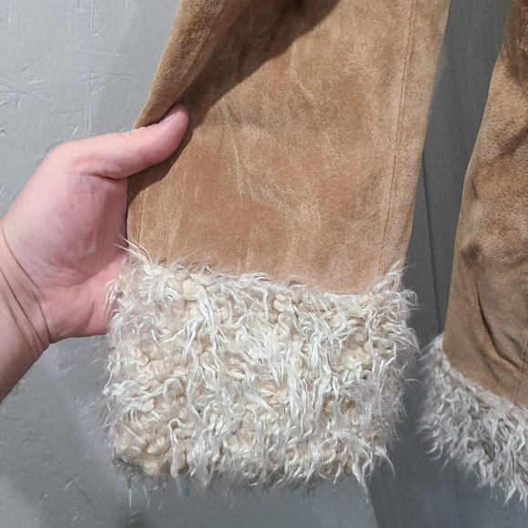 Giacca Camel Teddy Jacket with Faux Fur - Picture 2 of 11